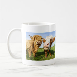 Taza De Café Las divertidas vacas de Highland