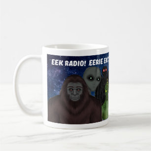 Taza De Café Las EEK radian, extranjero, fantasma, Bigfoot,