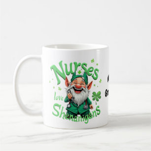 Taza De Café Las enfermeras aman las travesuras Celebran el día