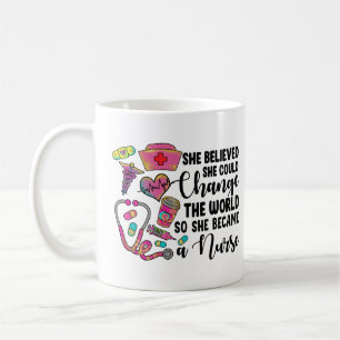 Taza De Café Las enfermeras cambian el mundo