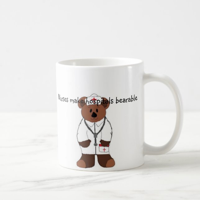 Taza De Café Las enfermeras hacen hospitales... (Derecha)