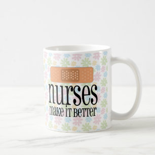 Taza De Café Las enfermeras lo hacen mejor, vendaje