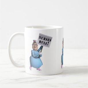 Taza De Café ¡Las enfermeras mandan!