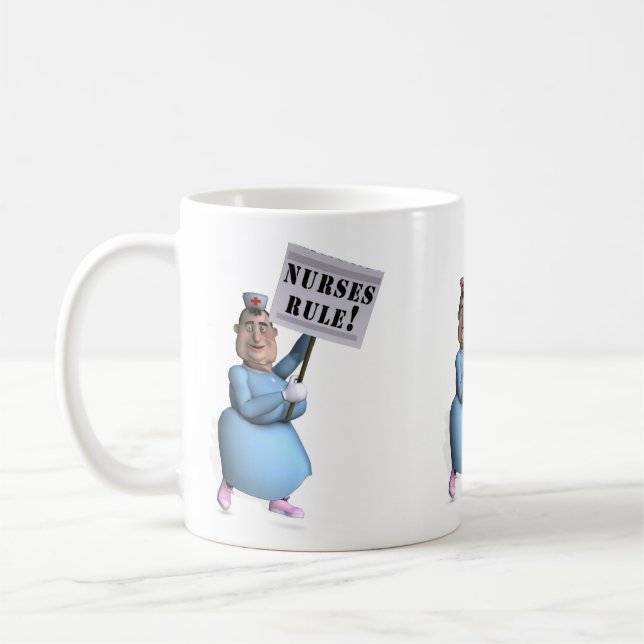 Taza De Café ¡Las enfermeras mandan! (Izquierda)