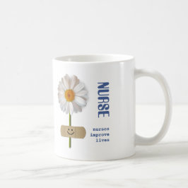 Taza De Café Las enfermeras mejoran la vida. Nombre personaliza