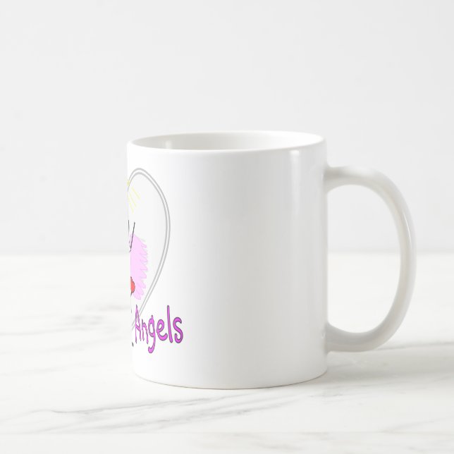 Taza De Café Las enfermeras son ángeles (Derecha)