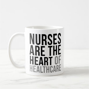 Taza De Café Las Enfermeras Son El Corazón De La Salud