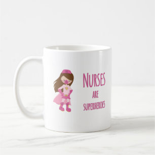 Taza De Café Las enfermeras son superhéroes