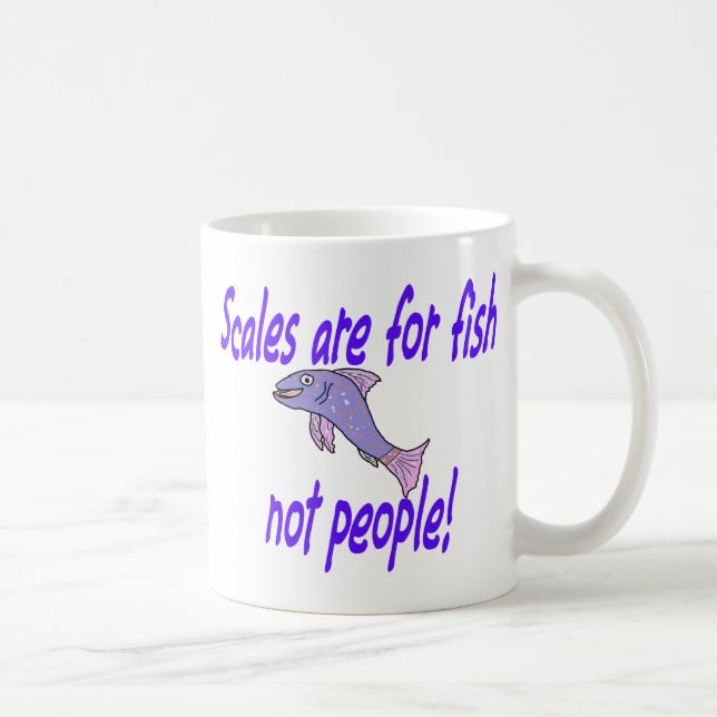 Taza De Café Las escalas son para peces (Derecha)