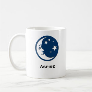 Taza De Café Las estrellas de la Luna Aspiran