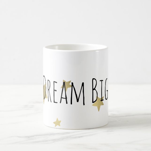 Taza De Café Las estrellas del oro sueñan con grandes personali (Centro)