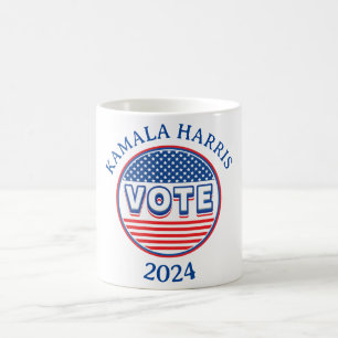 Taza De Café Las estrellas y las franjas votan EE.UU. - Eleccio