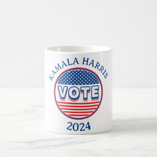 Taza De Café Las estrellas y las franjas votan EE.UU. - Eleccio