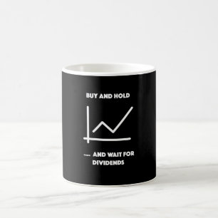 Taza De Café Las finanzas hacen que el dinero invierta
