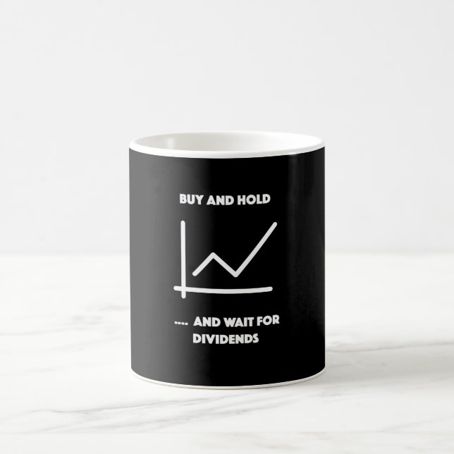 Taza De Café Las finanzas hacen que el dinero invierta (Centro)