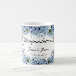 Taza De Café Las Flores Olvidantes De Las Flores De Agua Elegan