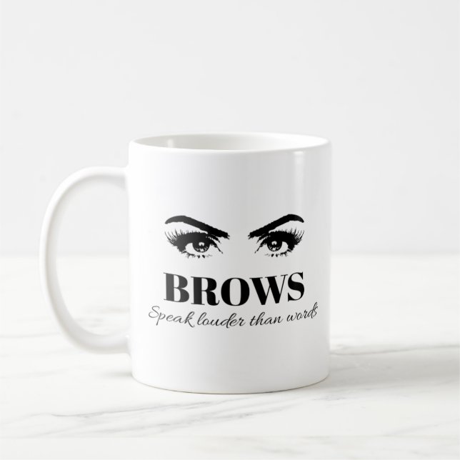 Taza De Café Las frentes hablan más ruidosamente que amante (Izquierda)