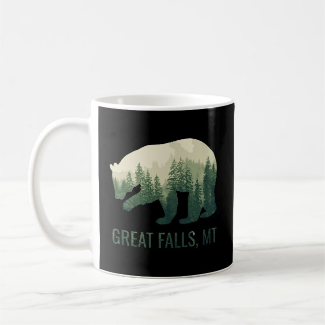 Taza De Café Las Grandes Cataratas Enfrentan El Estado De Monta (Izquierda)