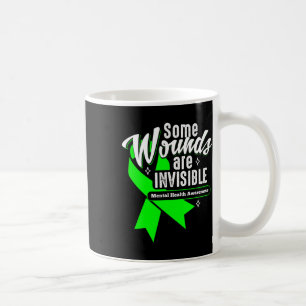 Taza De Café Las Heridas Son Concienciación Invisible Sobre La 