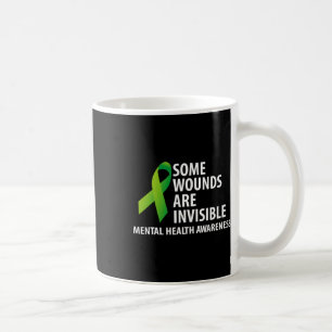 Taza De Café Las Heridas Son Mes Invisible De Conciencia Sobre 