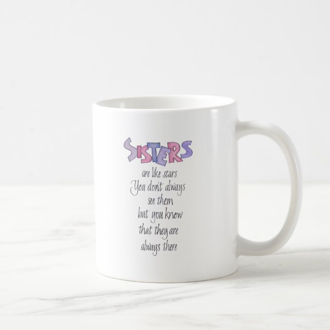 Taza De Café Las hermanas son como las estrellas (Derecha)