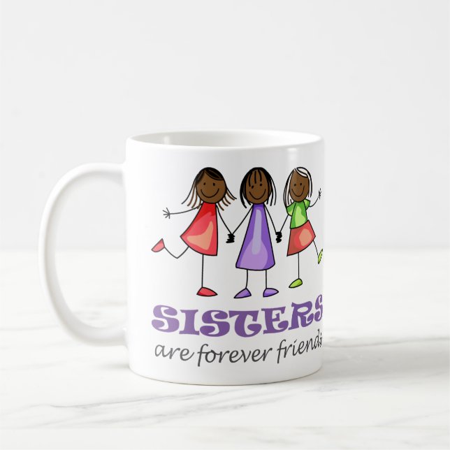 Taza De Café Las hermanas son siempre amigos (Izquierda)