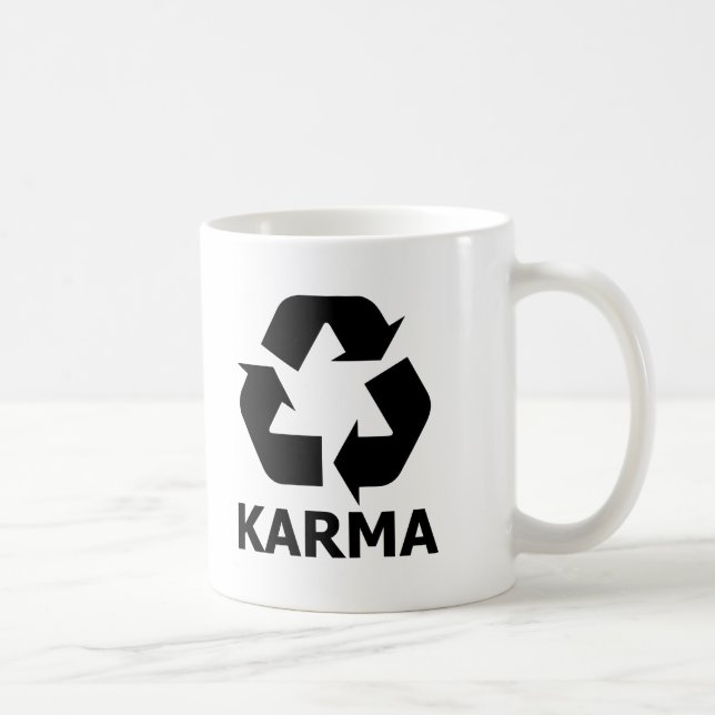 Taza De Café Las karmas reciclan (Derecha)