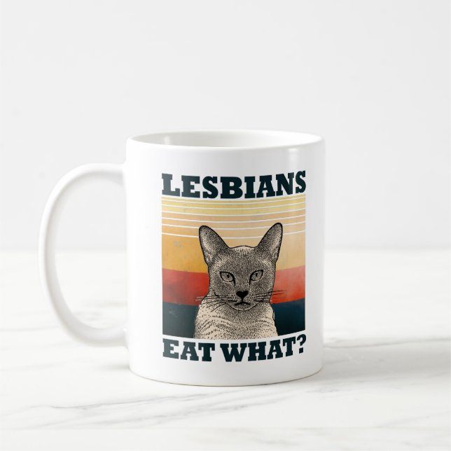 Taza De Café ¿Las Lesbianas Comen Qué? (Izquierda)