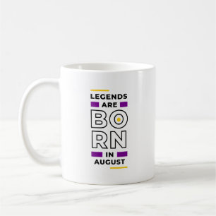 Taza De Café Las leyendas nacen en agosto