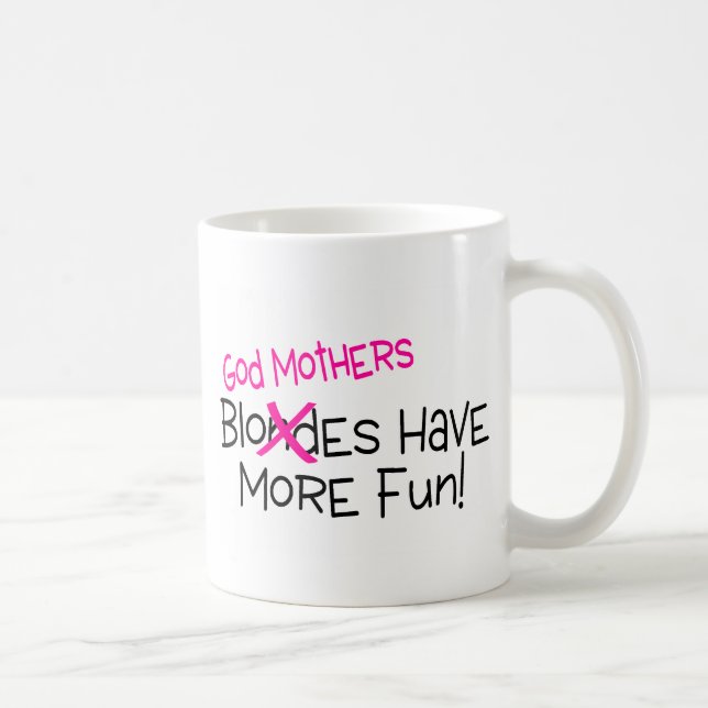 Taza De Café Las madres de dios se divierten más (Derecha)