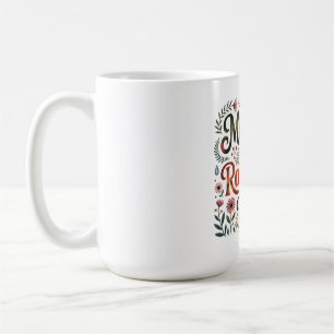 Taza De Café Las madres pintan arcoíris después de la lluvia