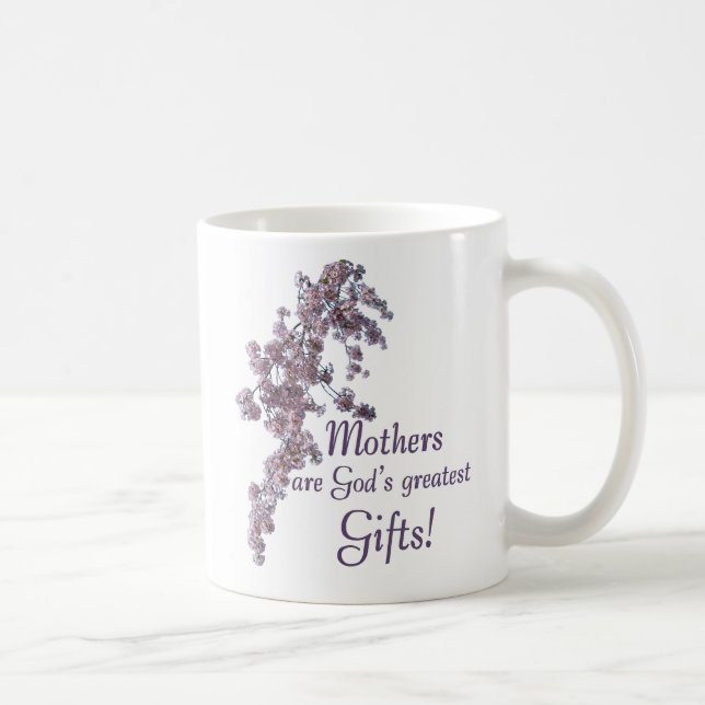 Taza De Café Las mamás son pelucas de regalo (Derecha)