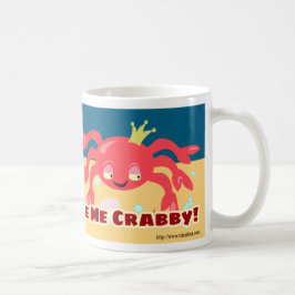 Taza De Café Las mañanas me hacen un cangrejo de diversión de a