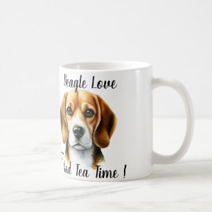 Taza De Café Las Marinas Cutas "Beagle And Tea"
