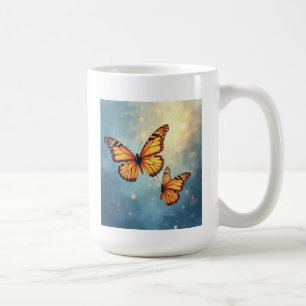 Taza De Café Las mariposas brillantes