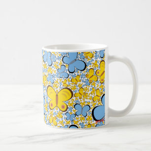 Taza De Café las mariposas están libres