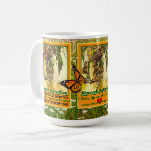 Taza De Café Las mariposas monarca necesitan ahorrar así que a