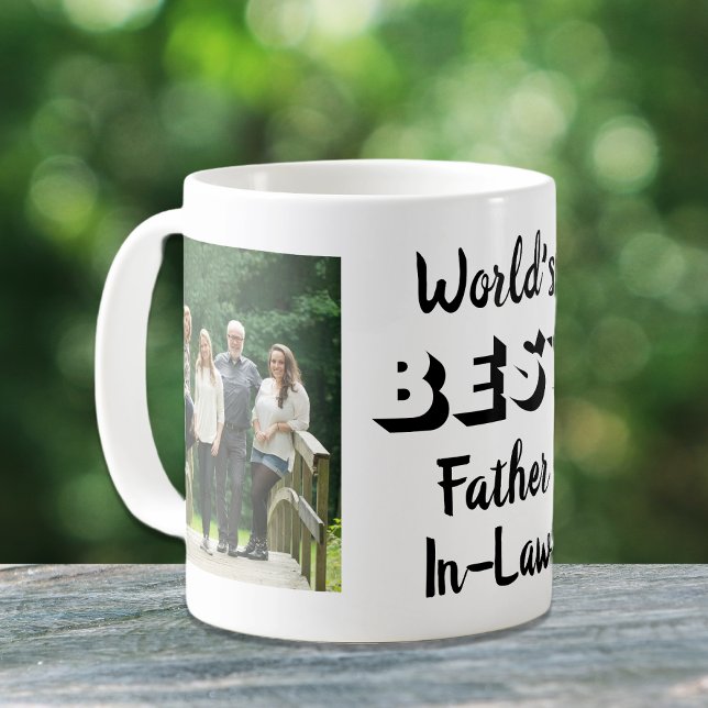 Taza De Café Las mejores fotos de suegro del mundo personalizad (Subido por el creador)
