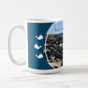 Taza De Café Las mejores olas del océano Atlántico de papá azul
