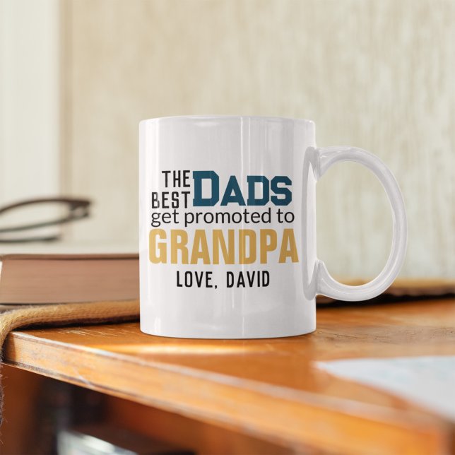Taza De Café Las modas se promocionan al Día del Abuelo Padre (Subido por el creador)