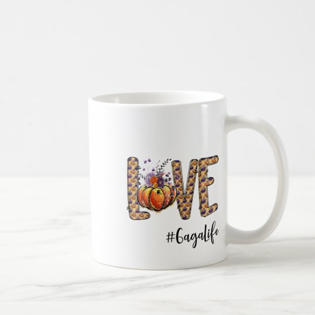 Taza De Café Las mujeres aman la calabaza de la vida de Gaga Ha (Derecha)