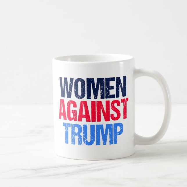 Taza De Café Las mujeres contra Trump (Derecha)