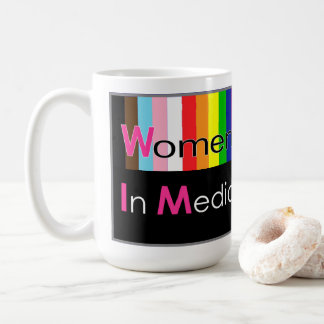 Taza De Café Las Mujeres En La Mug Del Orgullo De Los Medios