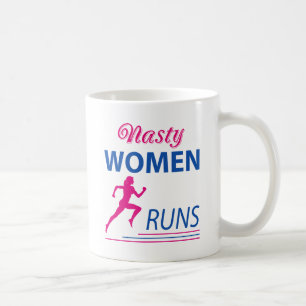 Taza De Café Las mujeres enfermas corren