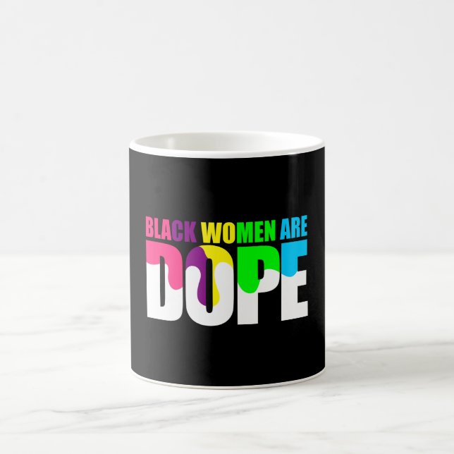 Taza De Café Las mujeres negras son la historia del orgullo neg (Centro)
