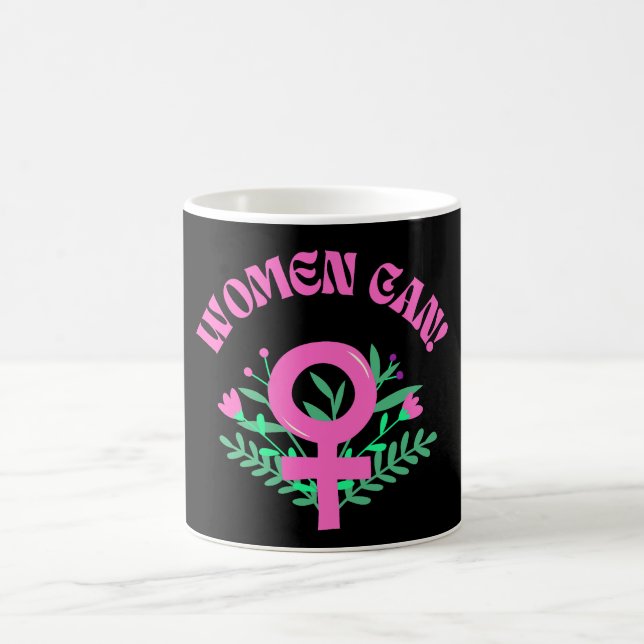 Taza De Café Las mujeres pueden ser feministas (Centro)