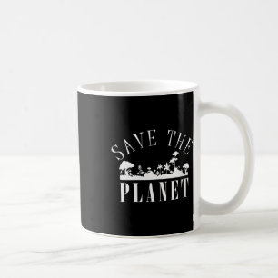 Taza De Café Las mujeres salvan la protección ambiental del pla