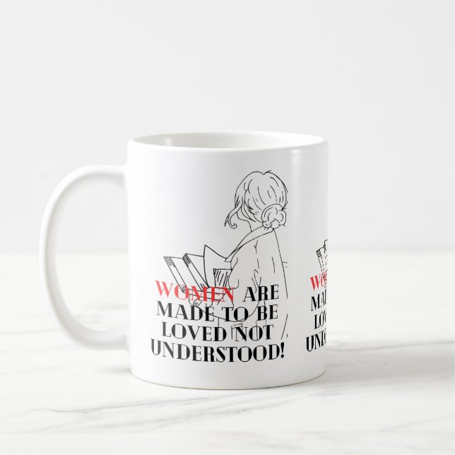 Taza De Café Las mujeres son hechas para ser amadas Mug (Izquierda)