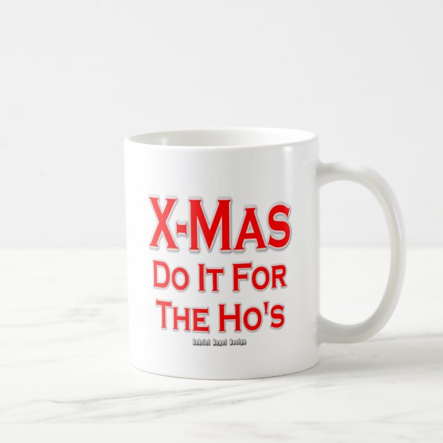 Taza De Café Las navidades lo hacen por los Ho (Derecha)
