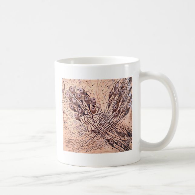 Taza De Café Las neuronas 1 de Cajal (Derecha)